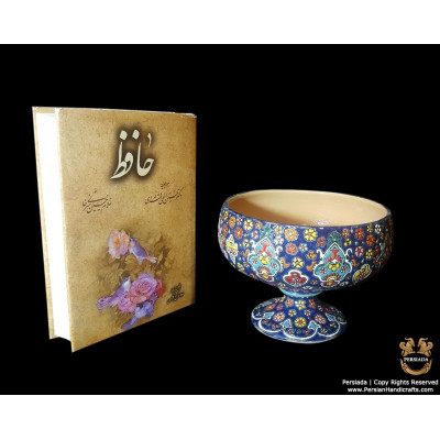 Compote Dish Persian Enamel on Pottery | HPM503