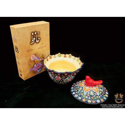 Bowl Dish Persian Enamel on Pottery | HPM512 Bowl Dish Persian Enamel on Pottery | HPM512