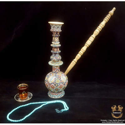 Hookah Persian Enamel on Pottery | HPM515