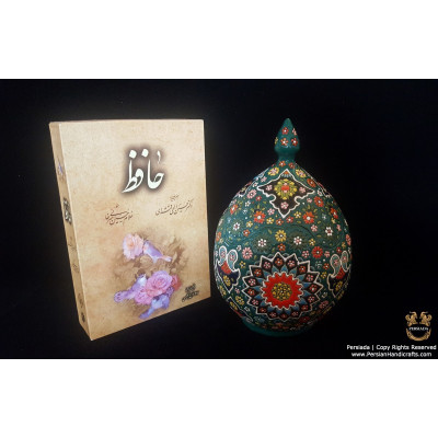 Sugar Pot Persian Enamel on Pottery | HPM523