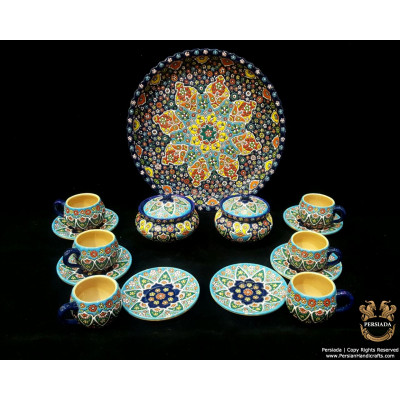 Plate Persian Enamel on Pottery | HPM531