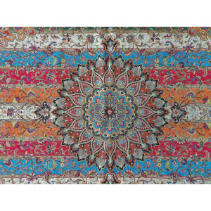 Termeh Luxury Tablecloth - HT1035-Persian Handicrafts