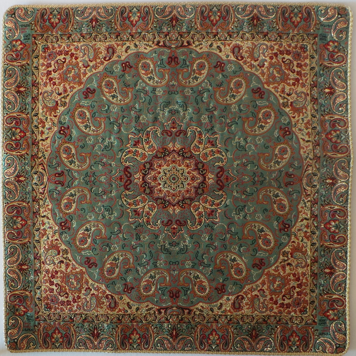 Termeh Luxury Tablecloth/Cushion Cover - HT2062-Persian Handicrafts