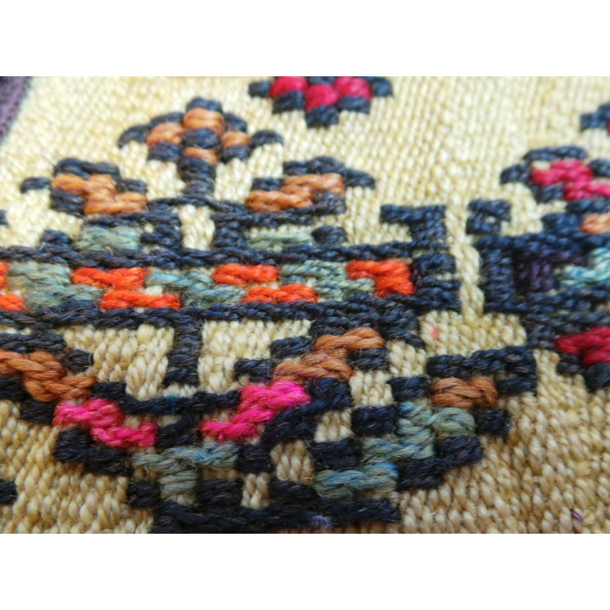Shoulder / Saddle Leather & Kilim Handmade Bag - HPW3001-Persian Handicrafts