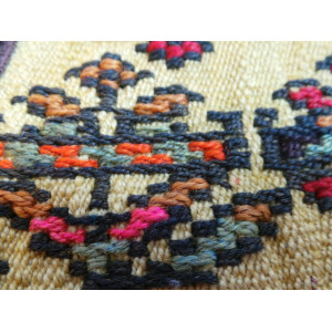 Shoulder / Saddle Leather & Kilim Handmade Bag - HPW3001-Persian Handicrafts