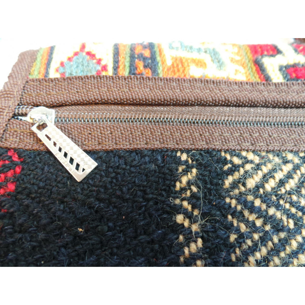 Shoulder / Saddle Leather & Kilim Handmade Bag - HPW3002-Persian Handicrafts