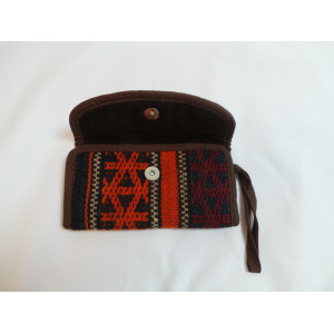 Handmade Kilim Wallet - HPW3004-Persian Handicrafts