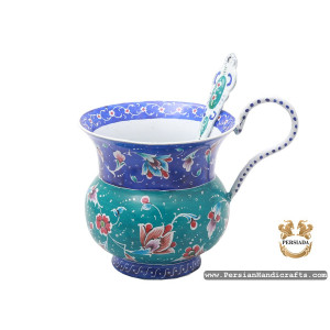 Tea Sugar Set | Hand Painted Enamel Minakari | HE7101 | Persiada