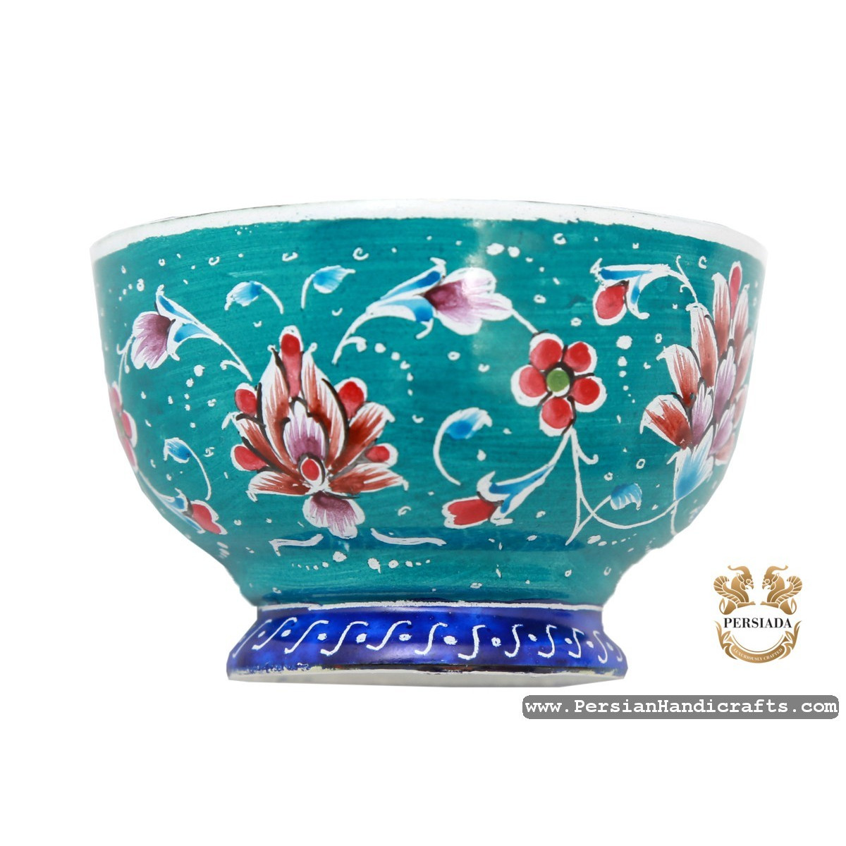 Haft Sin Bowl Set | Hand Painted Enamel Minakari | HE7102 | Persiada