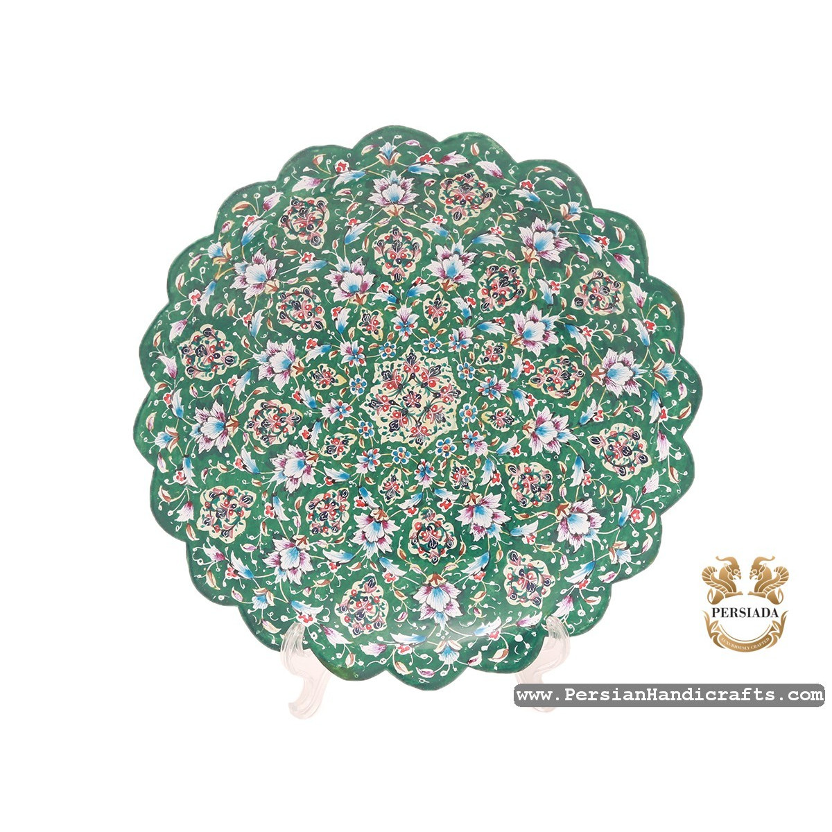 Wall Plate | Hand Painted Enamel Minakari | HE7108 | Persiada