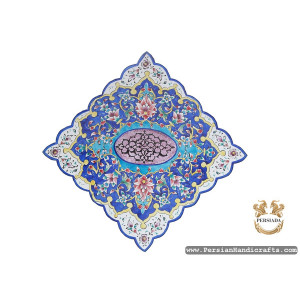 Wall Plate | Hand Painted Enamel Minakari | HE7113 | Persiada