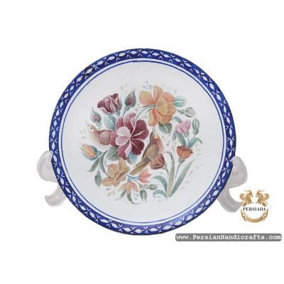 Wall Plate | Flower & Bird Enamel Minakari | HE7114