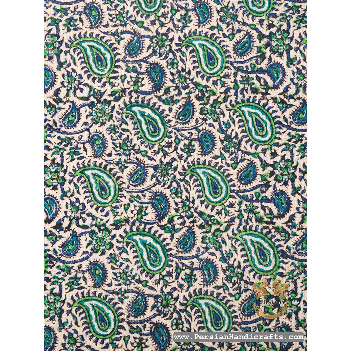 Square Tablecloth | Hand Printed Ghalamkar | HGH7102 | Persiada