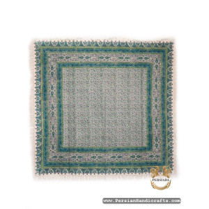 Square Tablecloth | Hand Printed Ghalamkar | HGH7102 | Persiada