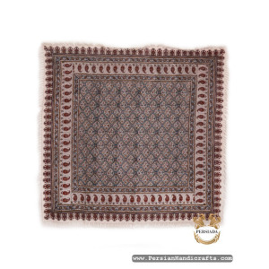 Square Tablecloth | Hand Printed Ghalamkar | HGH7103 | Persiada