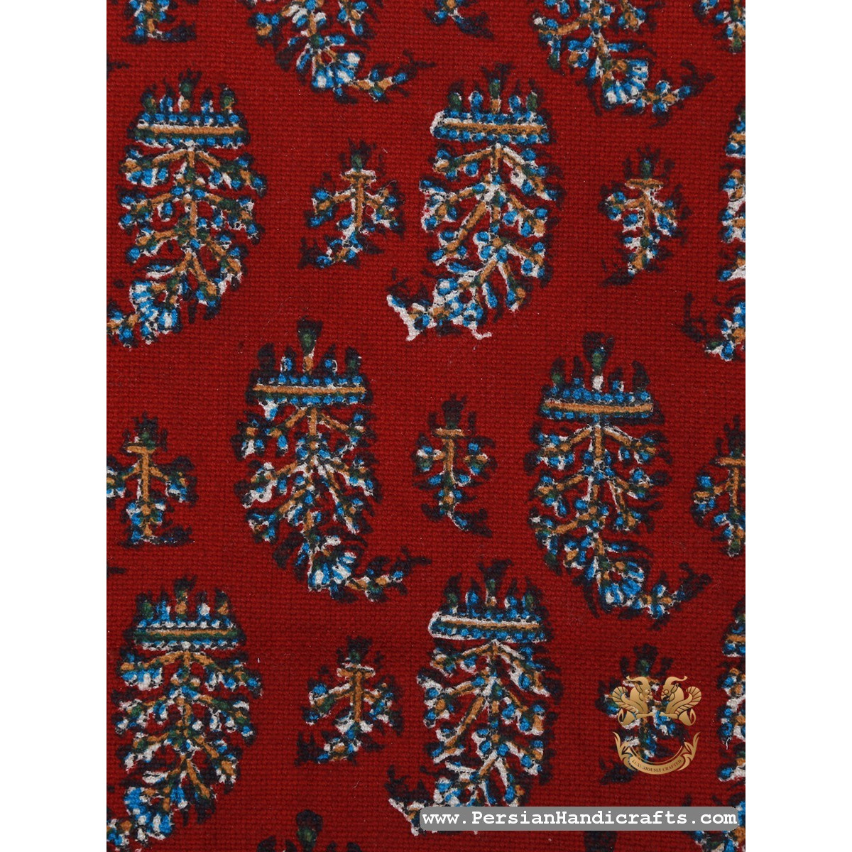 Rectangle Tablecloth | Hand Printed Ghalamkar | HGH7123 | Persiada