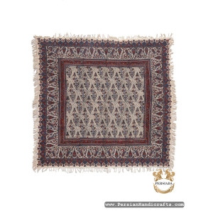 Square Tablecloth | Hand Printed Ghalamkar | HGH7126 | Persiada