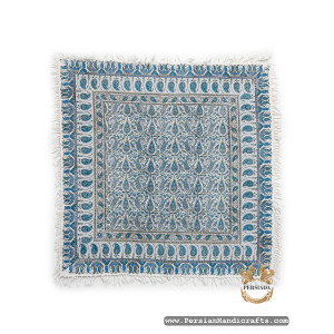 Square Tablecloth | Hand Printed Ghalamkar | HGH7127 | Persiada