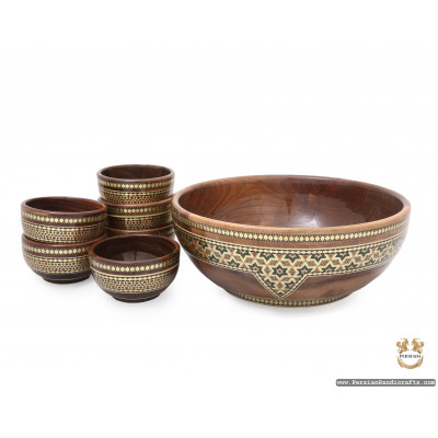 Bowl Set | Classy Khatam Marquetry | HKH7104