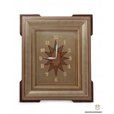 Wall Clock | Classy Khatam Marquetry | HKH7106