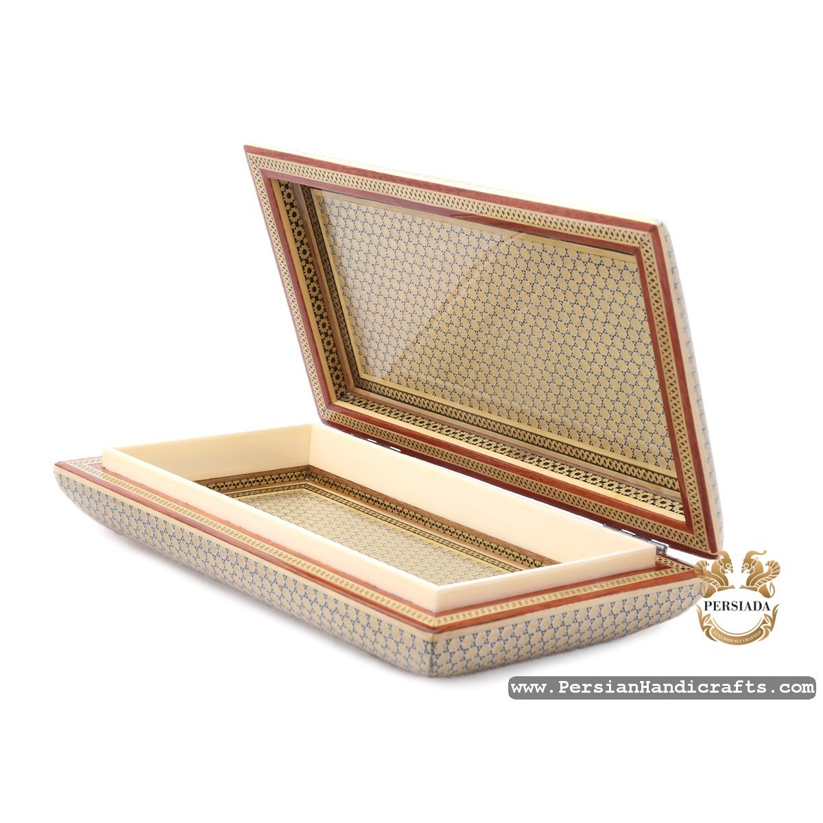 Jewellery Box | In & Out Khatam Marquetry | HKH7108 | Persiada