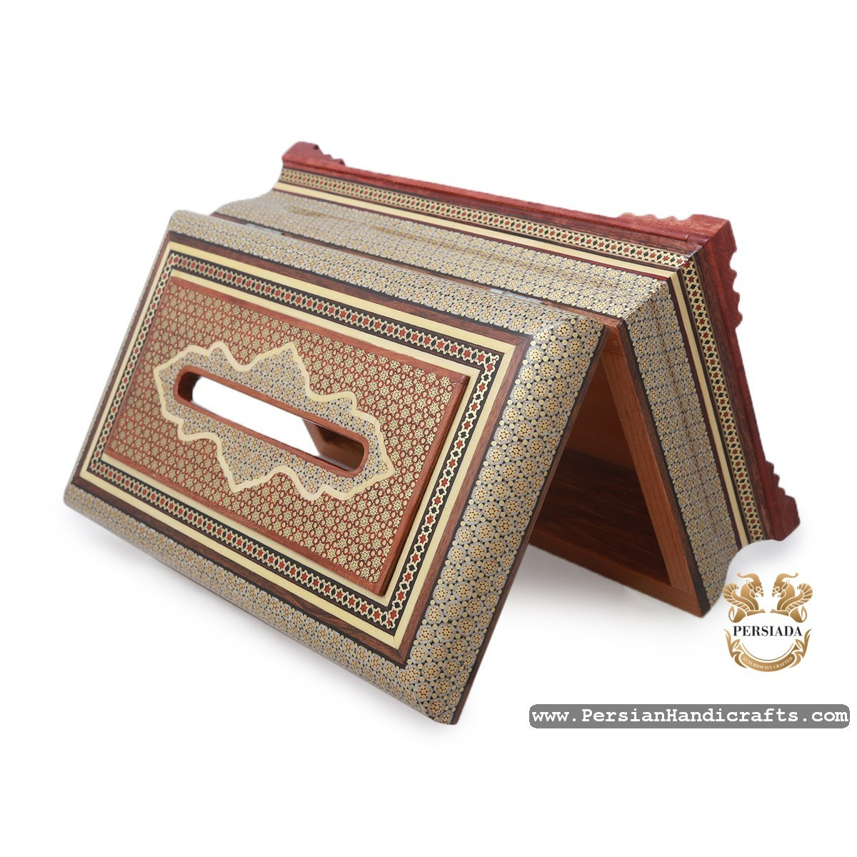 Tissue Box | Classy Khatam Marquetry | HKH7112 | Persiada