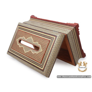 Tissue Box | Classy Khatam Marquetry | HKH7112 | Persiada