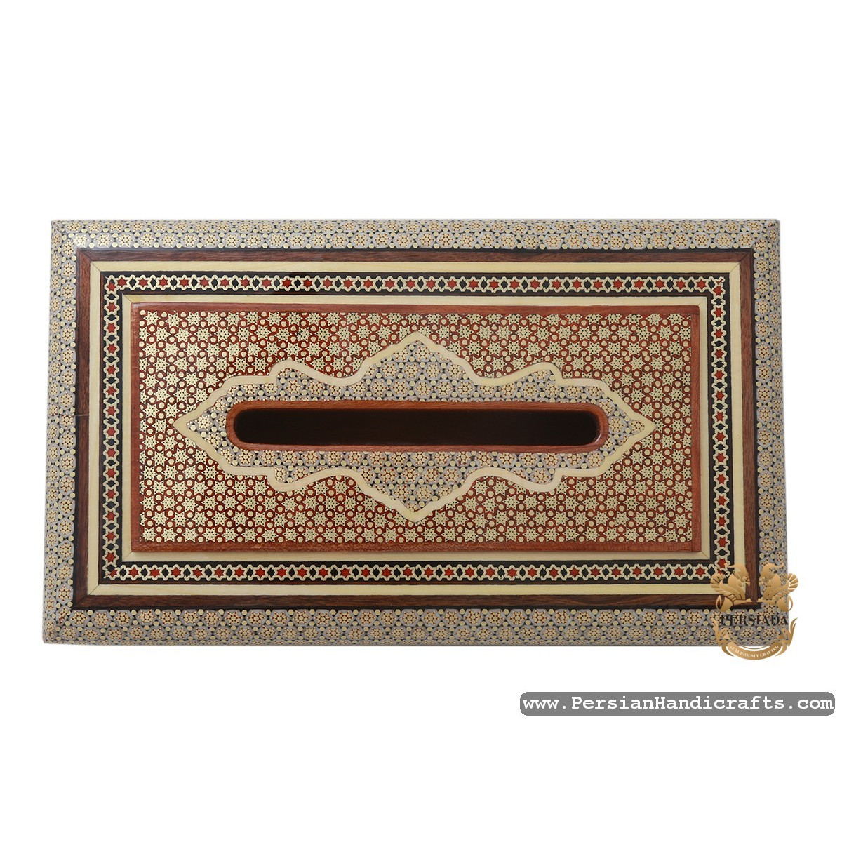 Tissue Box | Classy Khatam Marquetry | HKH7112 | Persiada