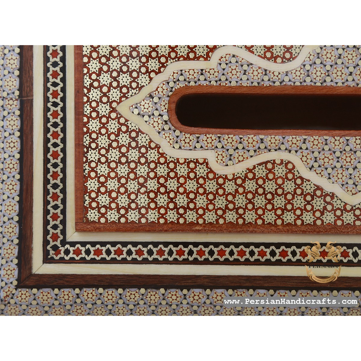 Tissue Box | Classy Khatam Marquetry | HKH7112 | Persiada