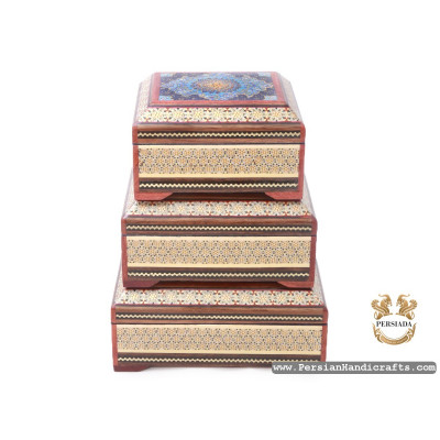 Jewellery Box Set | Miniature Khatam Marquetry | HKH7117 Jewellery Box Set | Miniature Khatam Marquetry | HKH7117