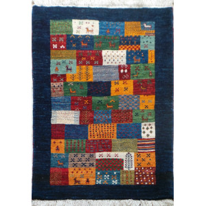 Persian Wool Gabbeh Rug - PRG153-Persian Handicrafts