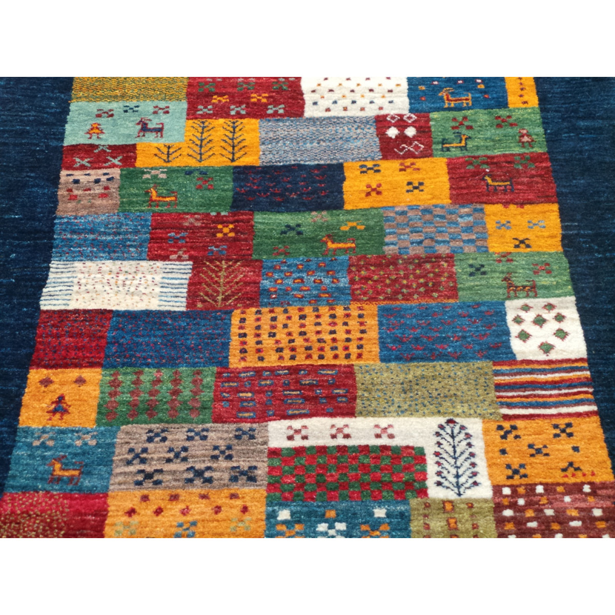 Persian Wool Gabbeh Rug - PRG153-Persian Handicrafts