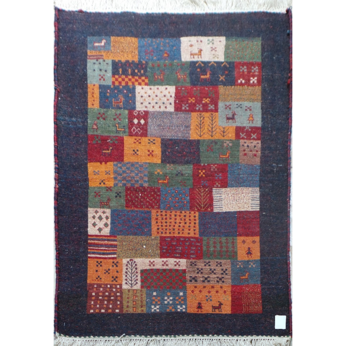 Persian Wool Gabbeh Rug - PRG153-Persian Handicrafts