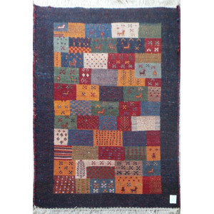 Persian Wool Gabbeh Rug - PRG153-Persian Handicrafts