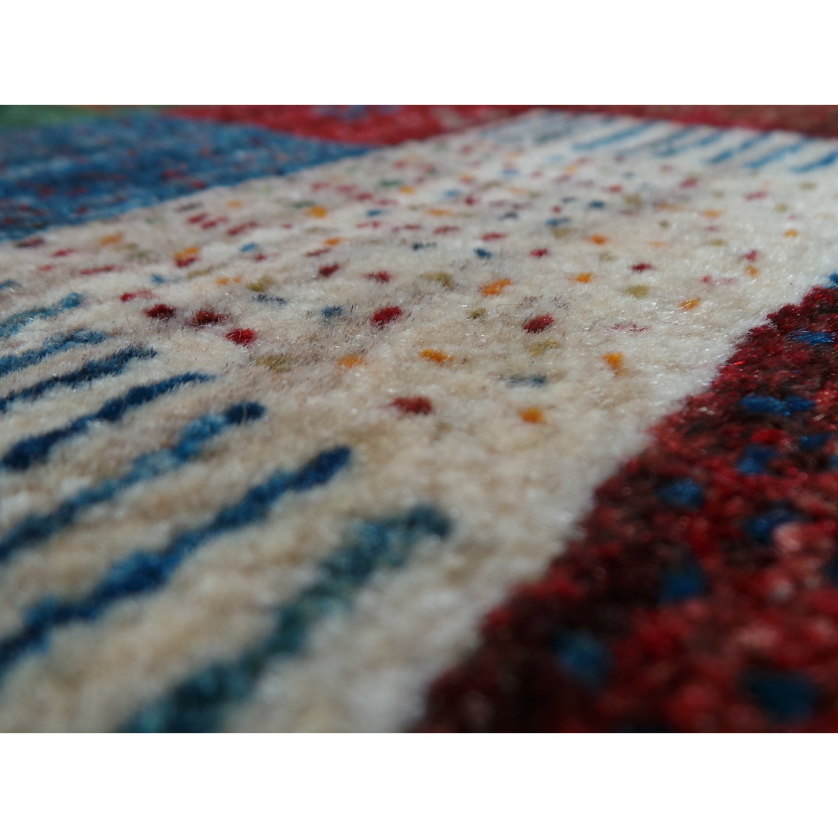 Persian Wool Gabbeh Rug - PRG153-Persian Handicrafts
