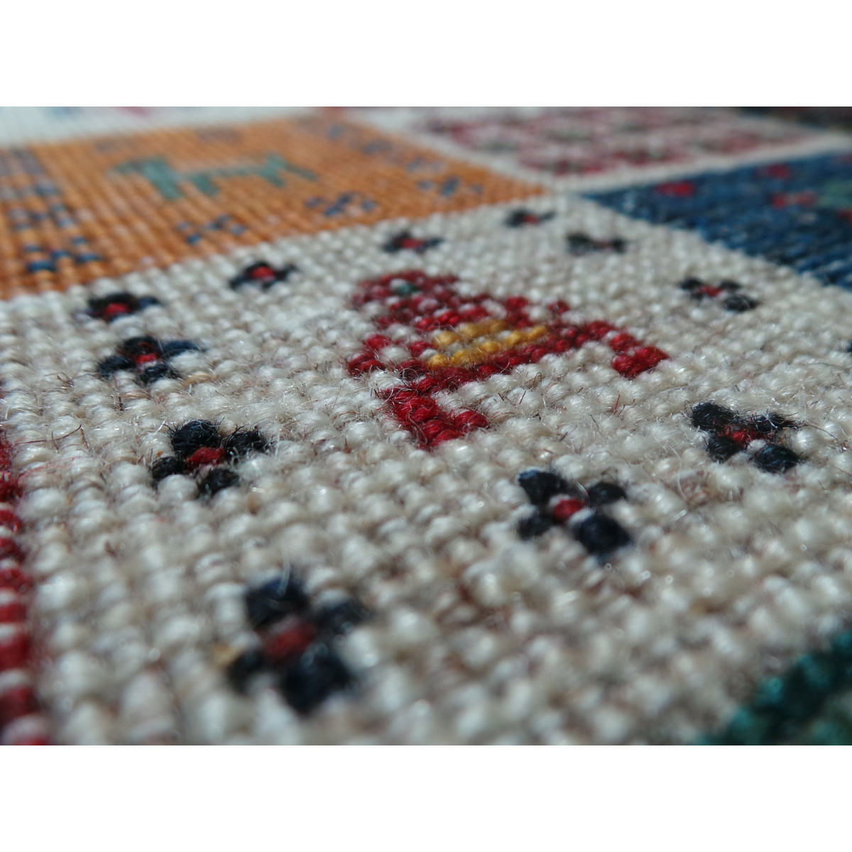 Persian Wool Gabbeh Rug - PRG154-Persian Handicrafts