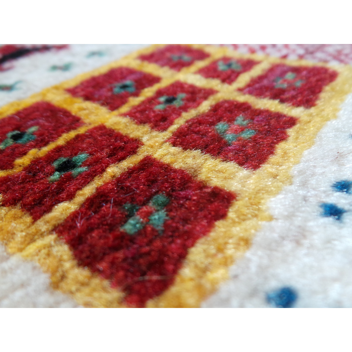 Persian Wool Gabbeh Rug - PRG154-Persian Handicrafts