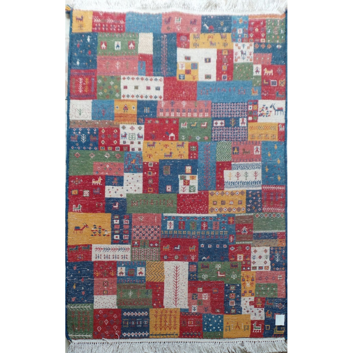 Persian Wool Gabbeh Rug - PRG158-Persian Handicrafts