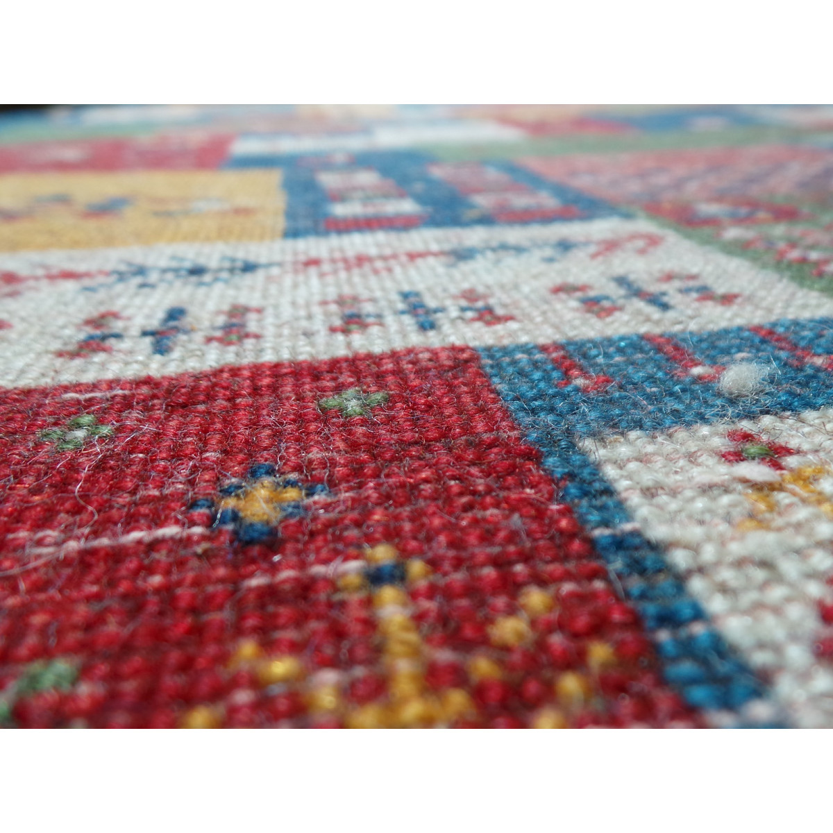 Persian Wool Gabbeh Rug - PRG158-Persian Handicrafts