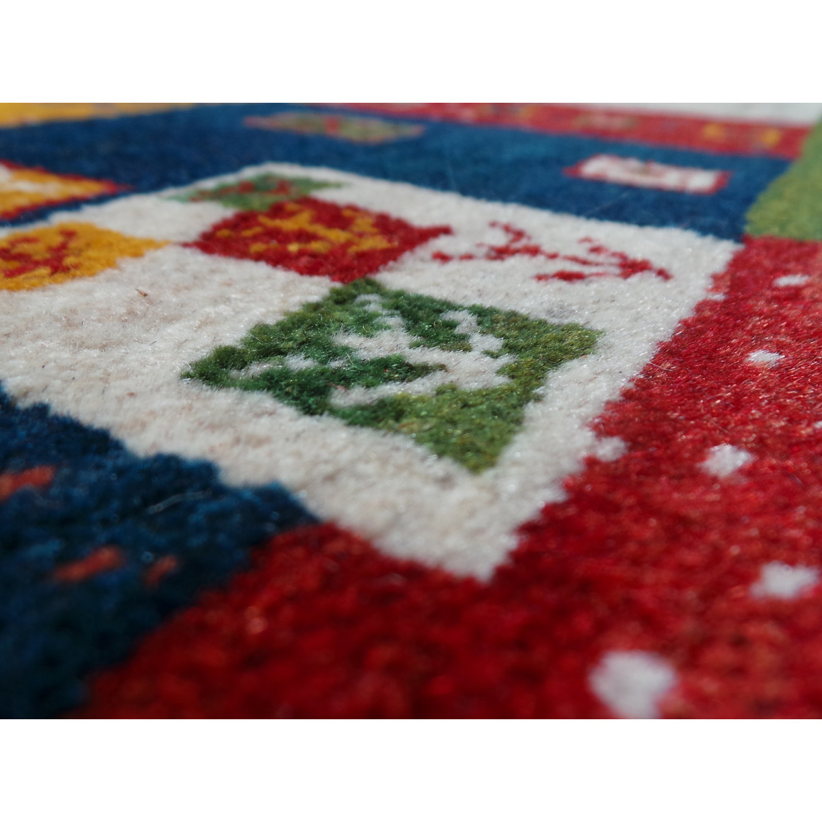 Persian Wool Gabbeh Rug - PRG158-Persian Handicrafts