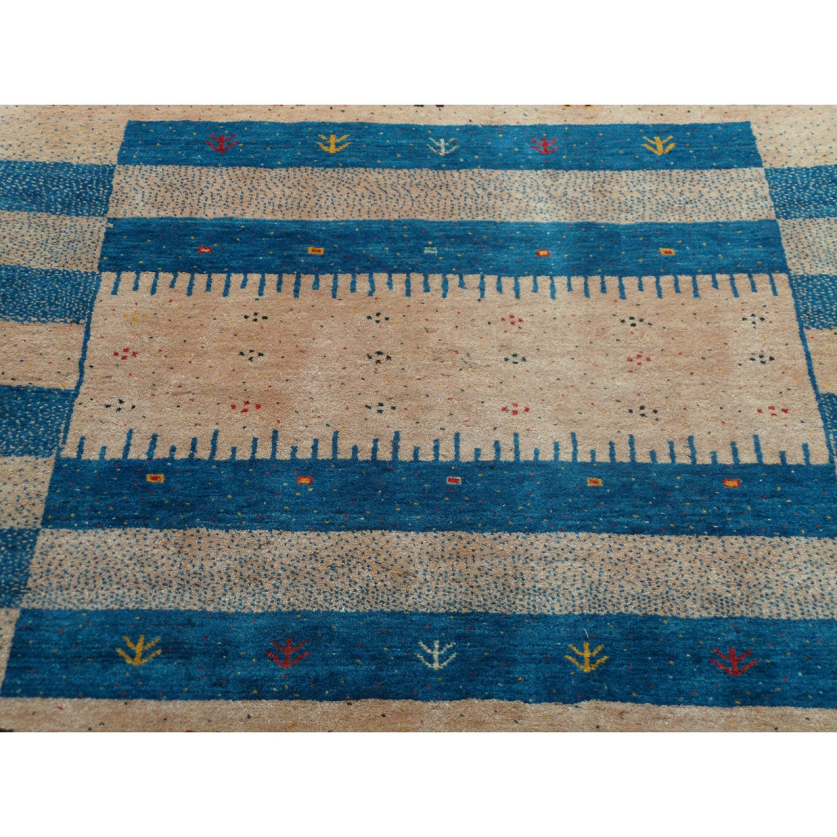 Persian Wool Gabbeh Rug - PRG164-Persian Handicrafts