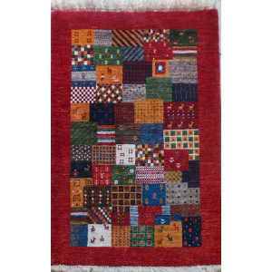 Persian Wool Gabbeh Rug - PRG186-Persian Handicrafts