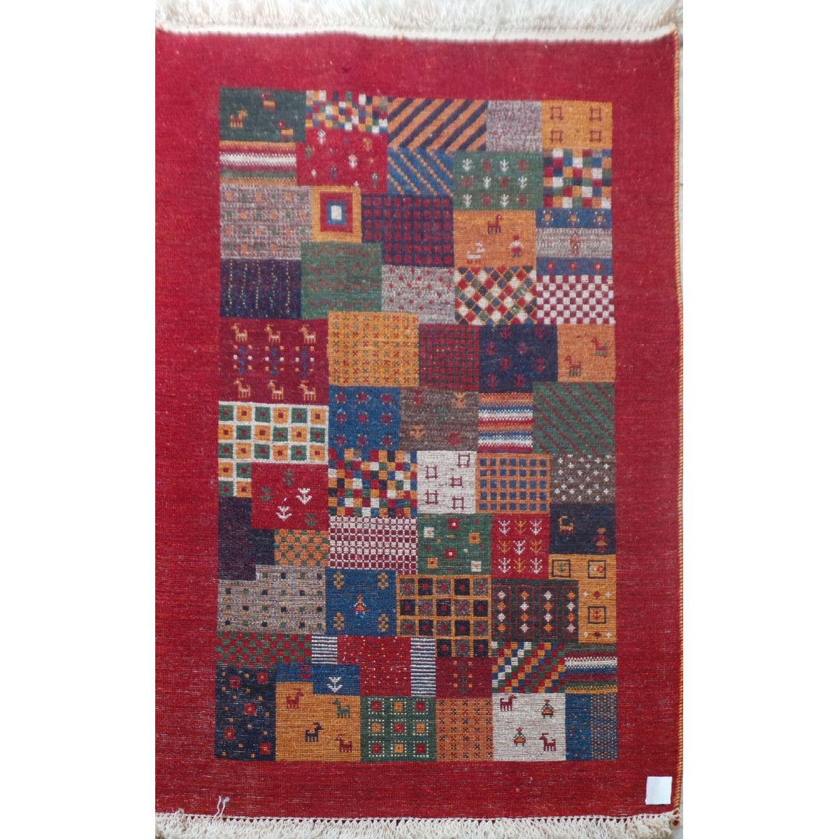 Persian Wool Gabbeh Rug - PRG186-Persian Handicrafts