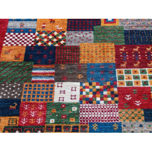 Persian Wool Gabbeh Rug - PRG186-Persian Handicrafts