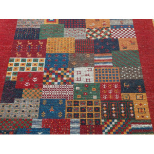 Persian Wool Gabbeh Rug - PRG186-Persian Handicrafts