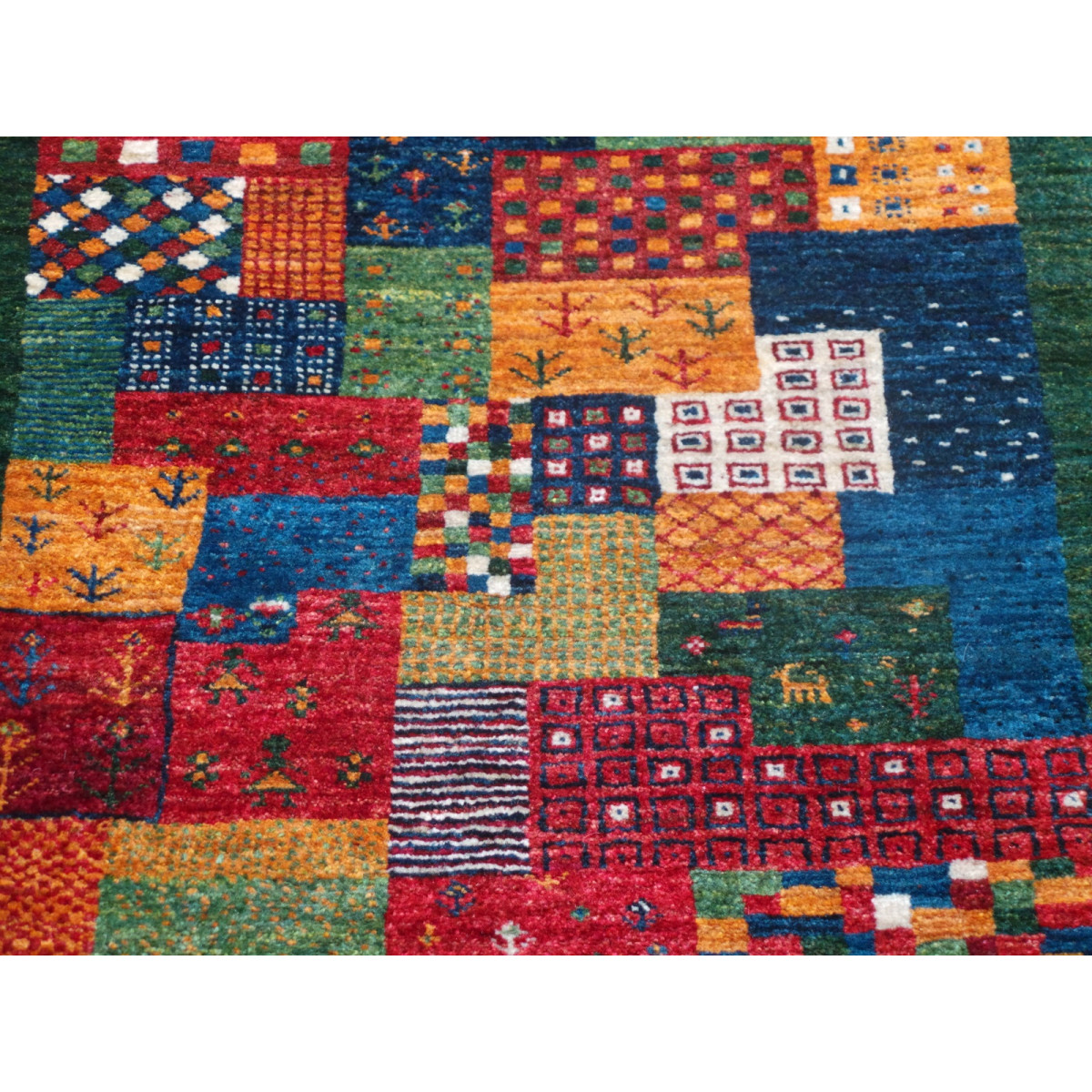 Persian Wool Gabbeh Rug - PRG187-Persian Handicrafts