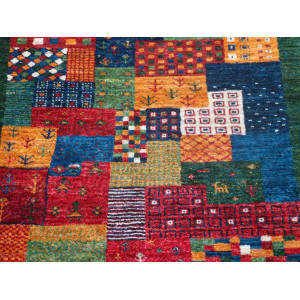 Persian Wool Gabbeh Rug - PRG187-Persian Handicrafts