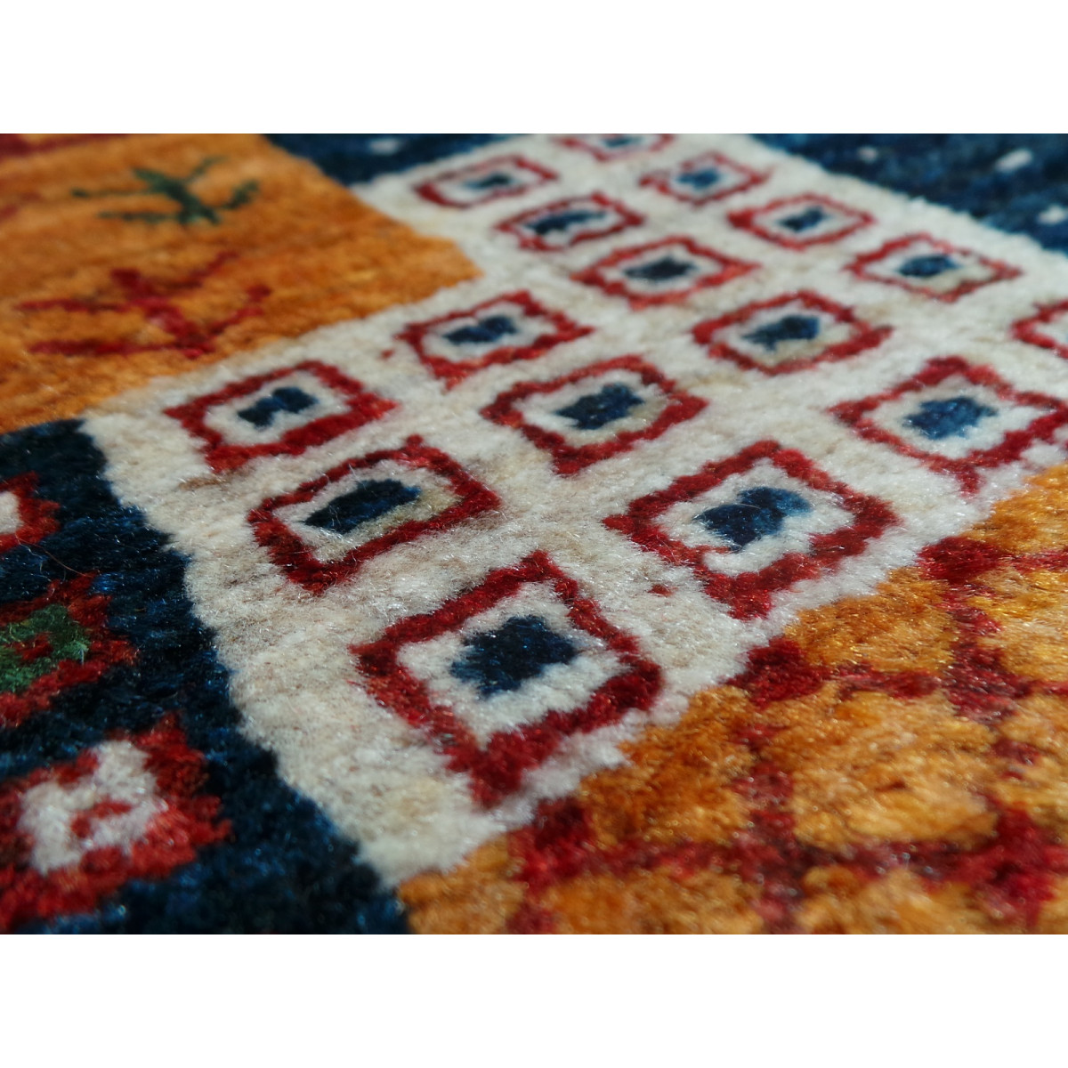 Persian Wool Gabbeh Rug - PRG187-Persian Handicrafts