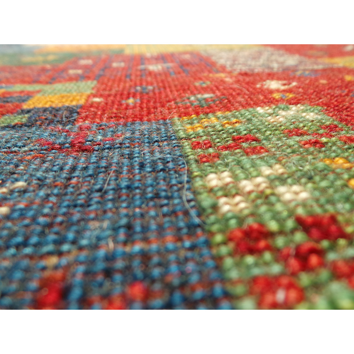 Persian Wool Gabbeh Rug - PRG187-Persian Handicrafts