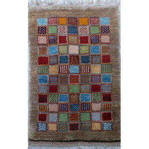 Persian Wool Gabbeh Rug - PRG204-Persian Handicrafts